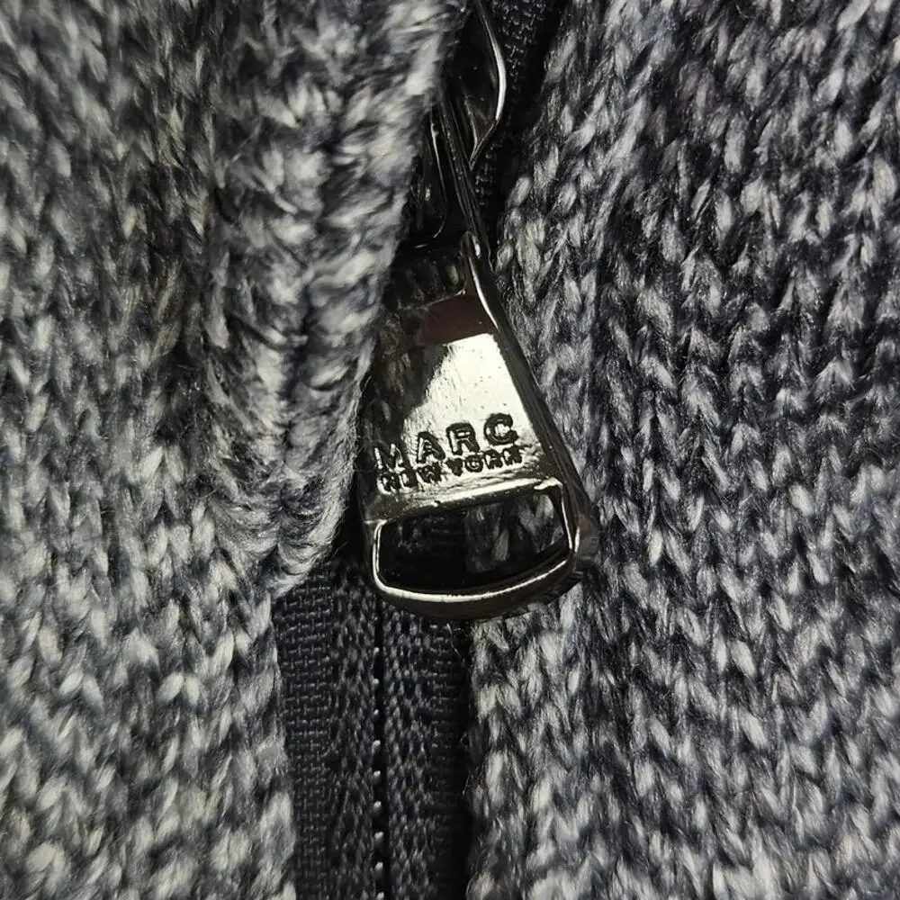 Marc New York Andrew Marc Women’s Gray Full Zip Fleece Lined Jacket Size Medium - Picture 6 of 12